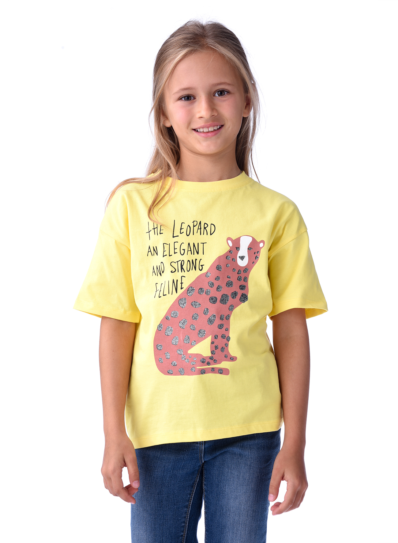 Victor and jane Girls' T-shirt - Yellow