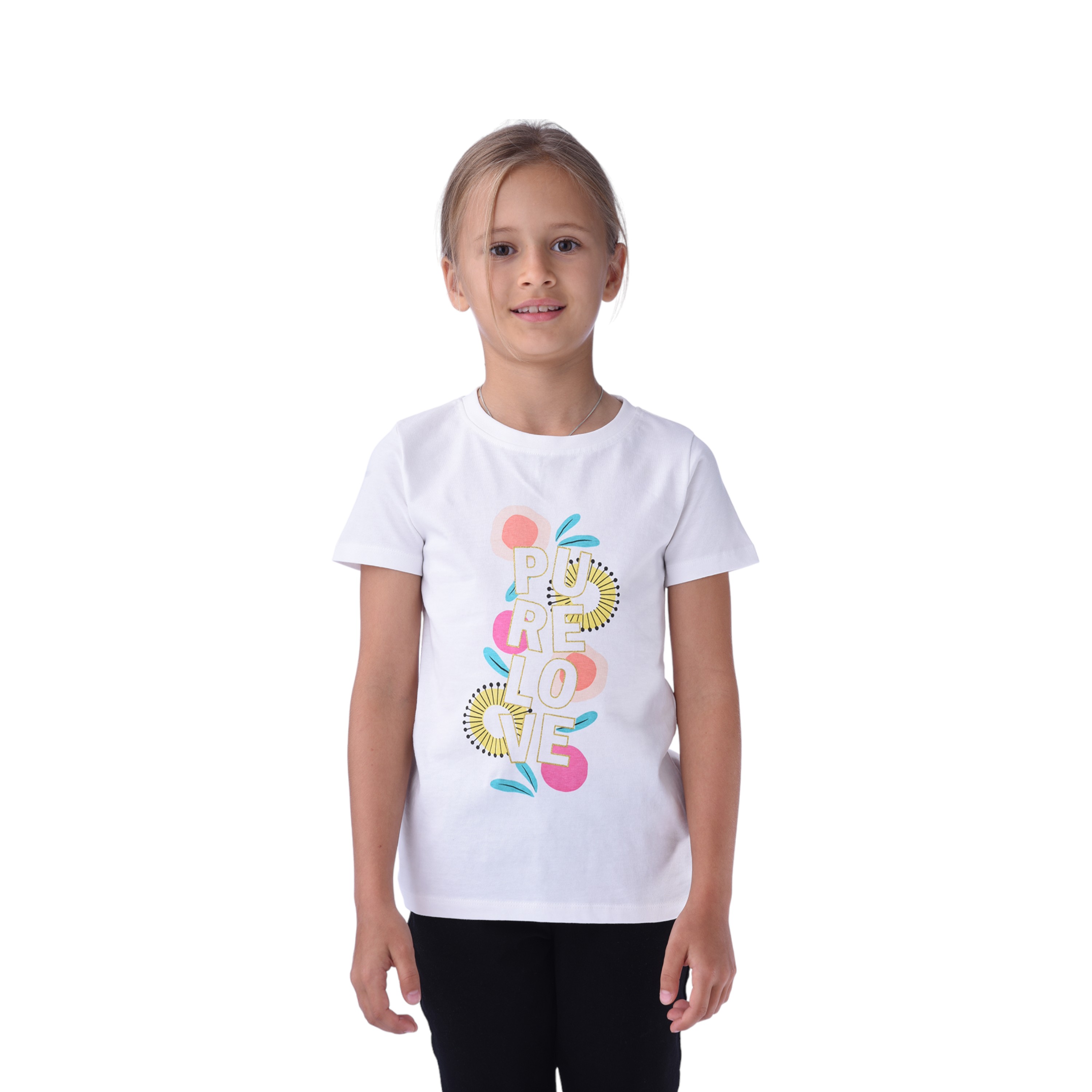 Victor and jane Girls' T-shirt - Offwhite