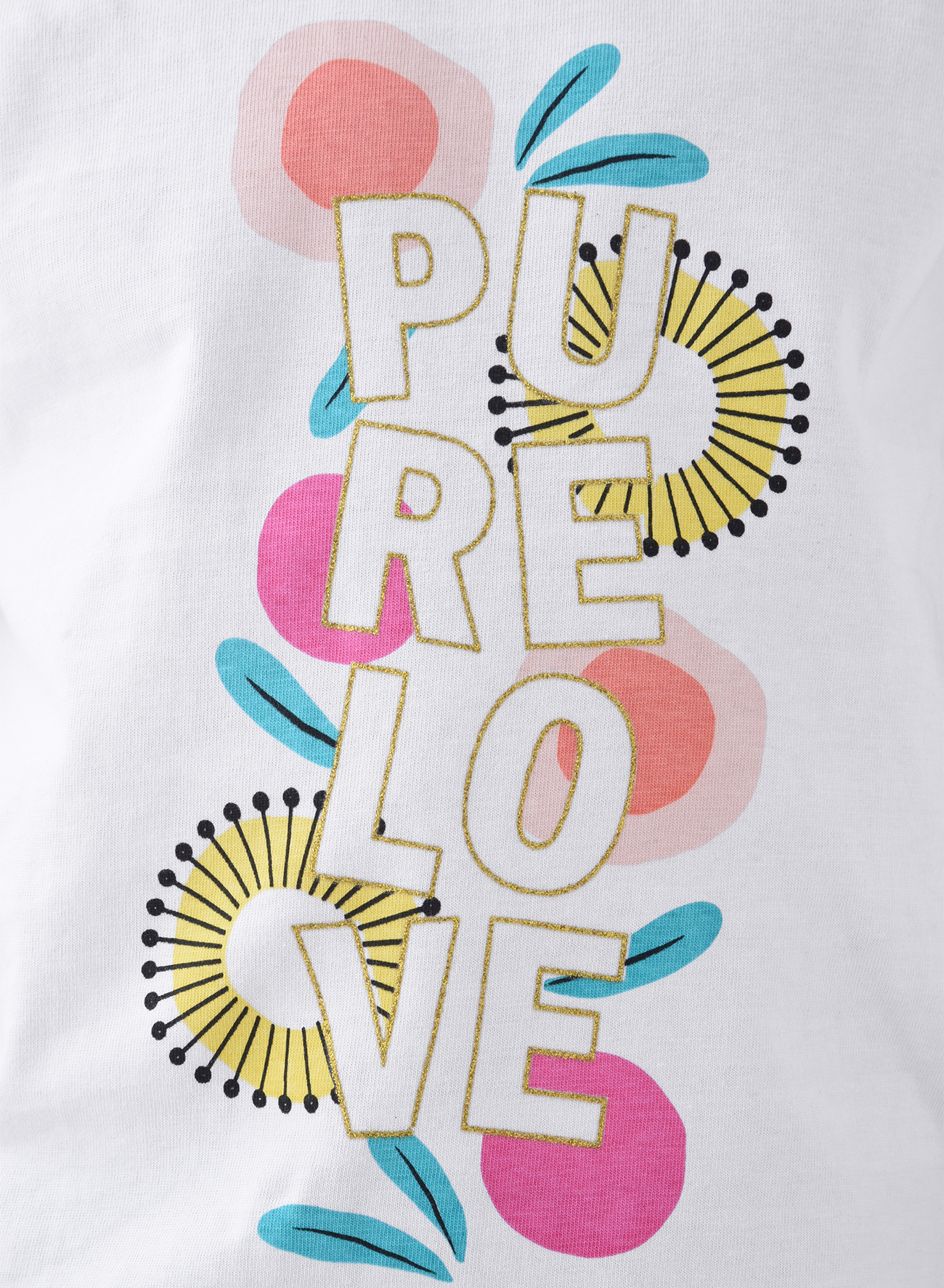 Victor and jane Girls' T-shirt - Offwhite