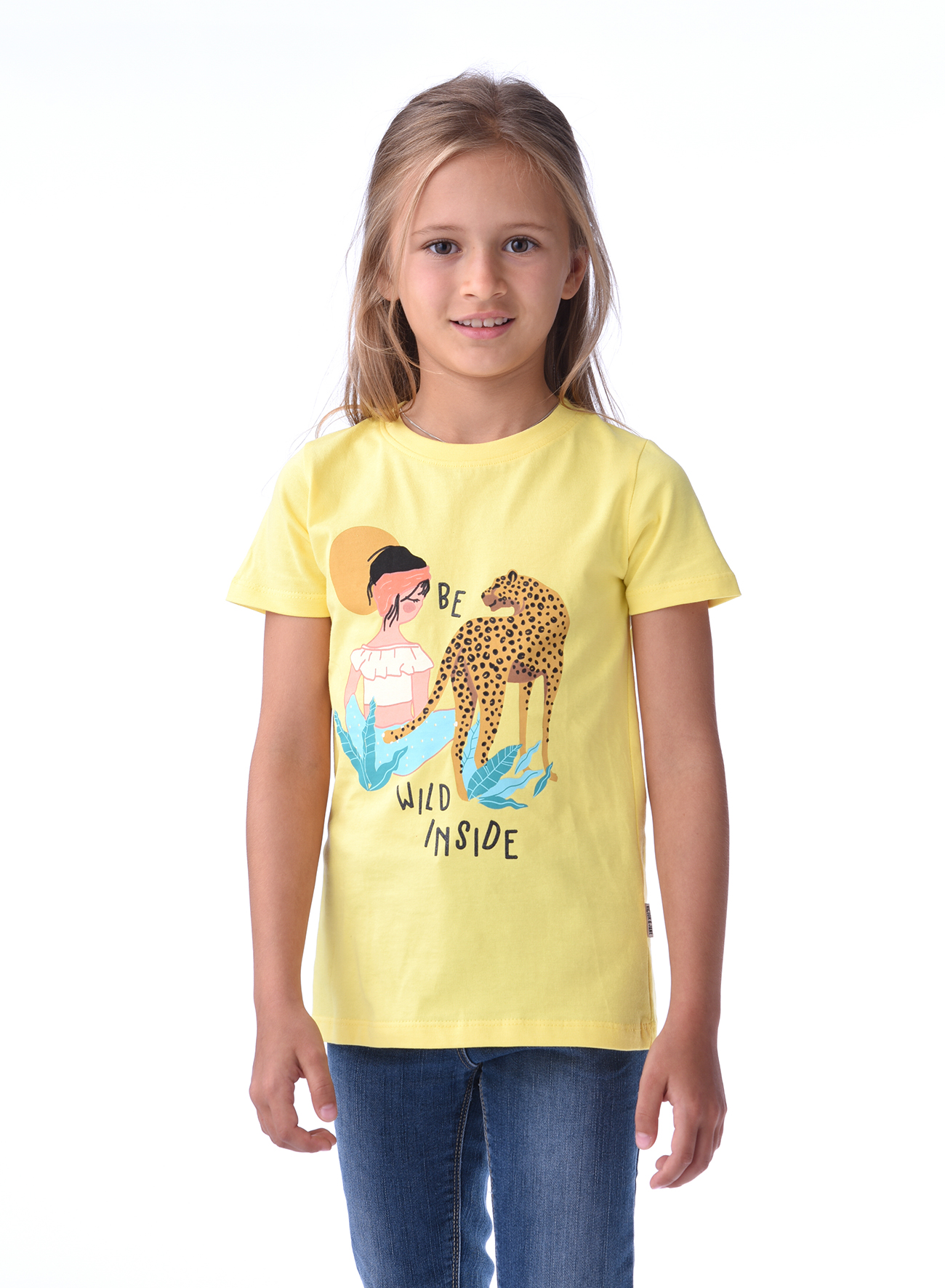 Victor and jane Girls' T-shirt - Yellow