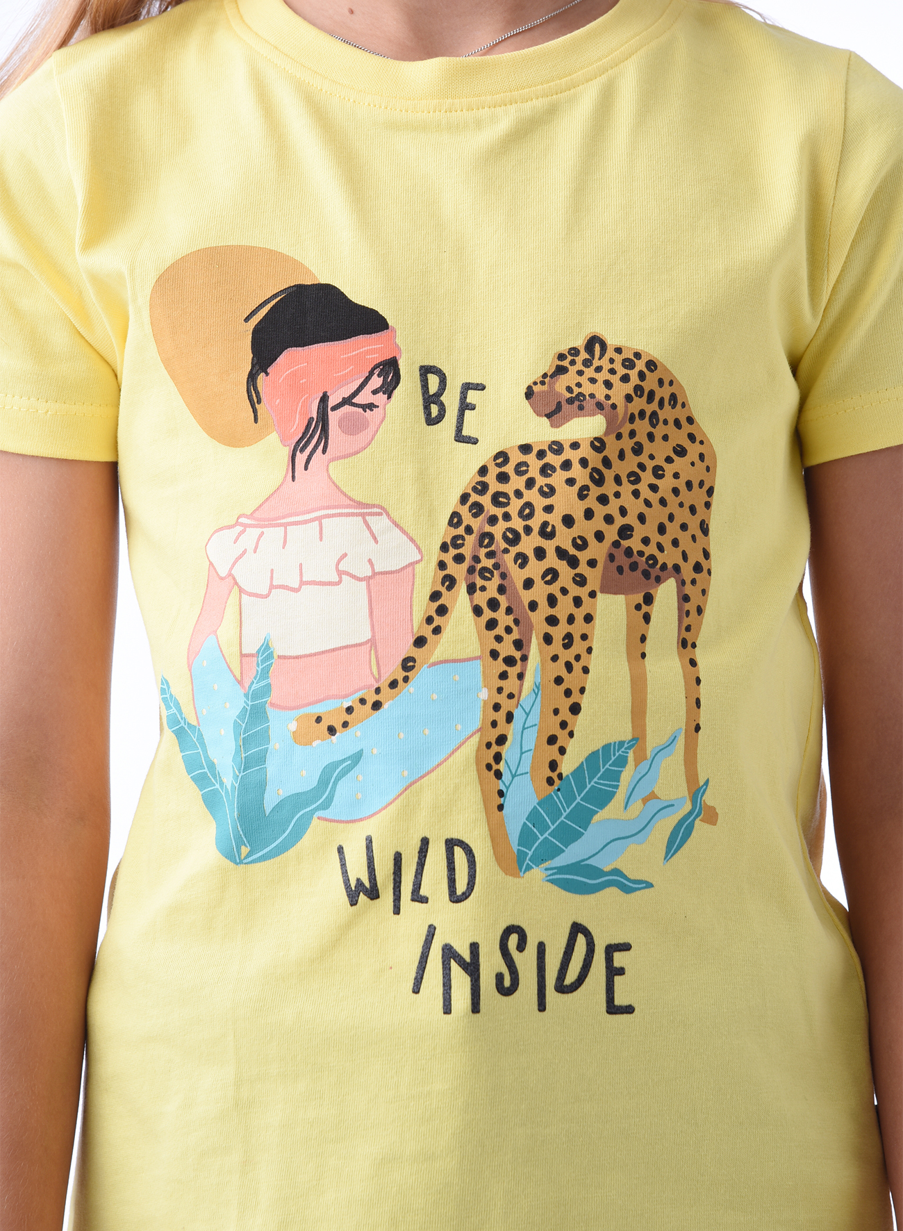 Victor and jane Girls' T-shirt - Yellow