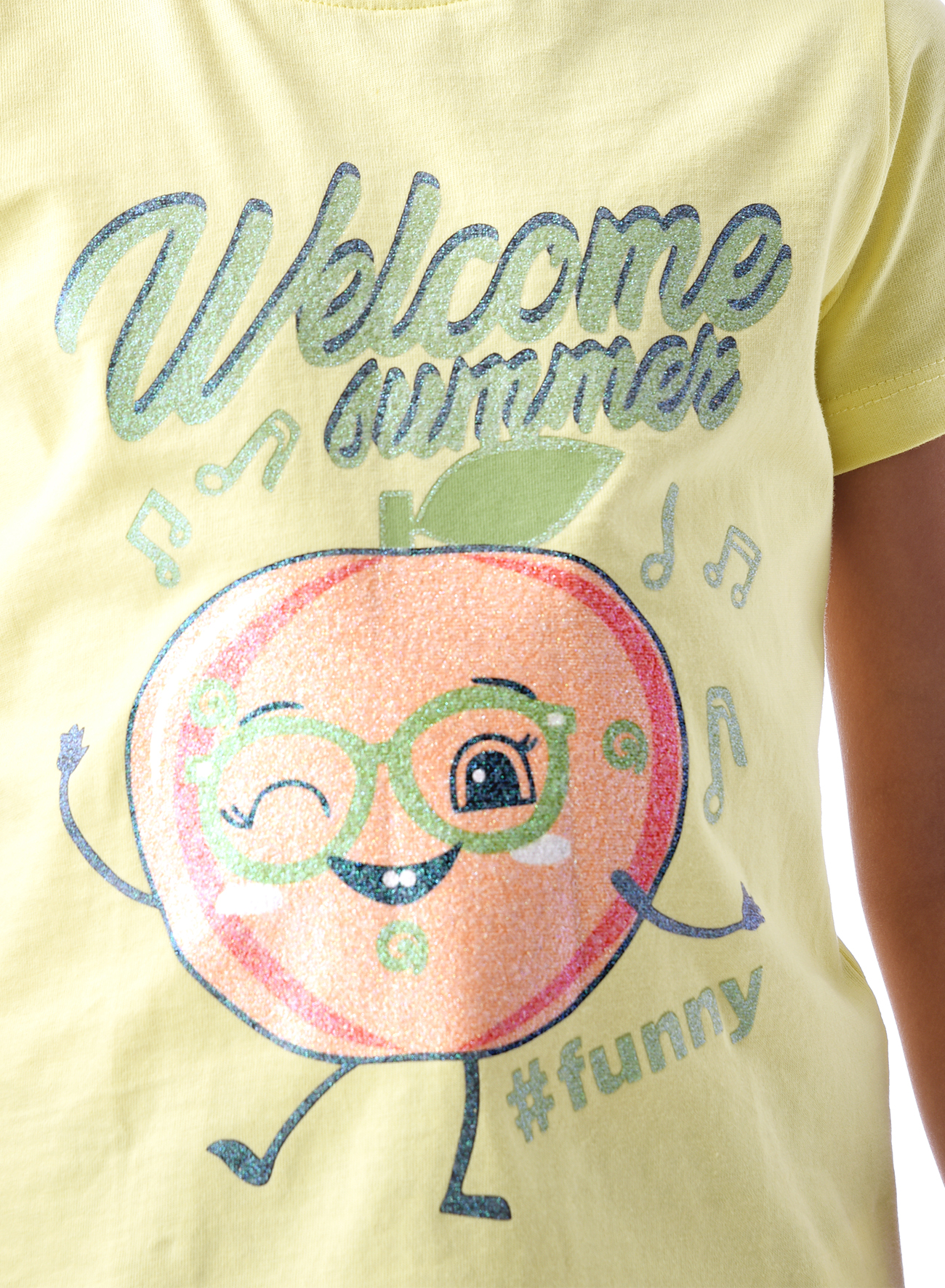 Victor and jane Girls' T-shirt - Yellow