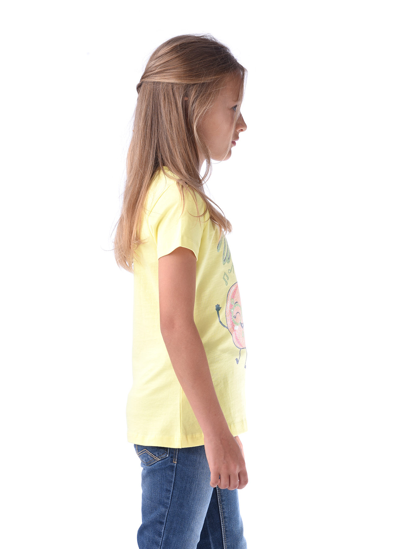 Victor and jane Girls' T-shirt - Yellow
