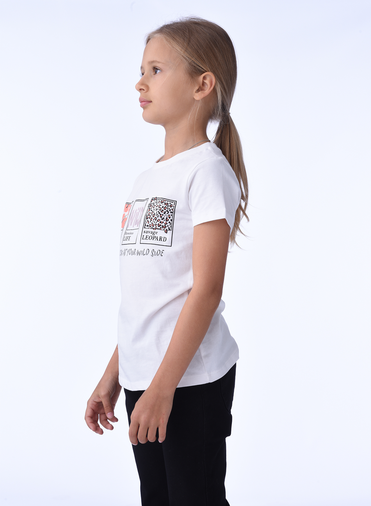 Victor and jane Girls T-shirt - Offwhite