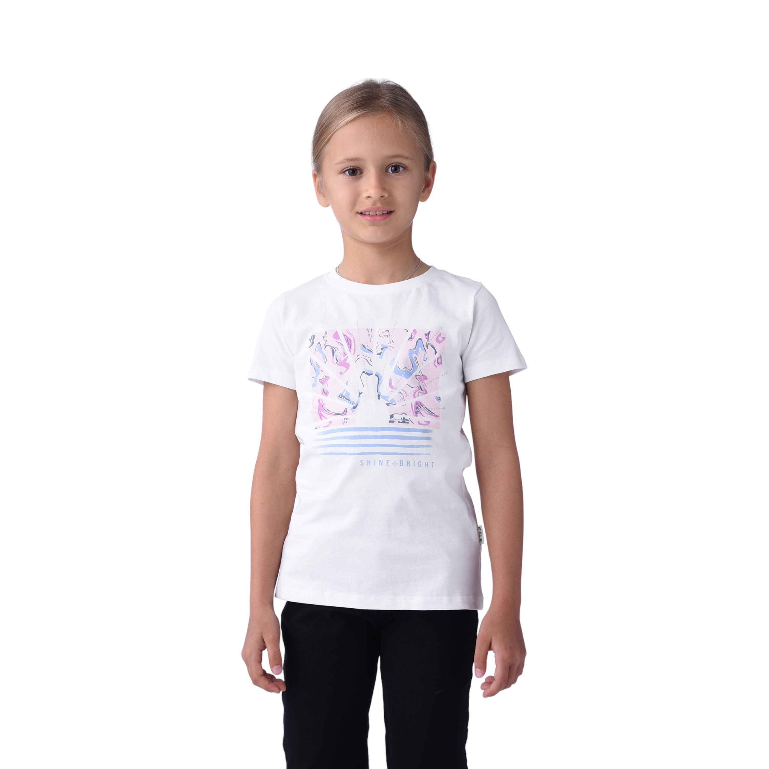 Victor and jane Girls T-shirt - Offwhite